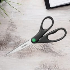 Westcott KleenEarth 8" Stainless Steel Standard Scissors, Pointed Tip, Black (41418/13039) -Office Supply Shop 6AA9D7FA D083 46FB 9D99BD8CAC84DE69 sc7
