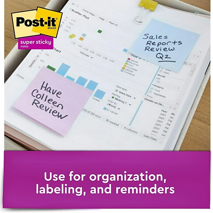 Post-it® Recycled Super Sticky Notes, 3" x 3", Wanderlust Pastels Collection, 90 Sheets/Pad, 12 Pads/Pack (654-12SSNRP) Post-it® Recycled Super Sticky Notes, 3" X 3", Wanderlust Pastels Collection, 90 Sheets/Pad, 12 Pads/Pack (654-12SSNRP) -Office Supply Shop 6C8B9608 C57C 4277 A3537E71F78ED1FA sc7