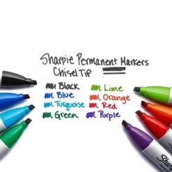 Sharpie Permanent Marker, Chisel Tip, Black, Dozen (38201) -Office Supply Shop 6E0EE5E7 7D51 415B AA303DB2C819276D sc7