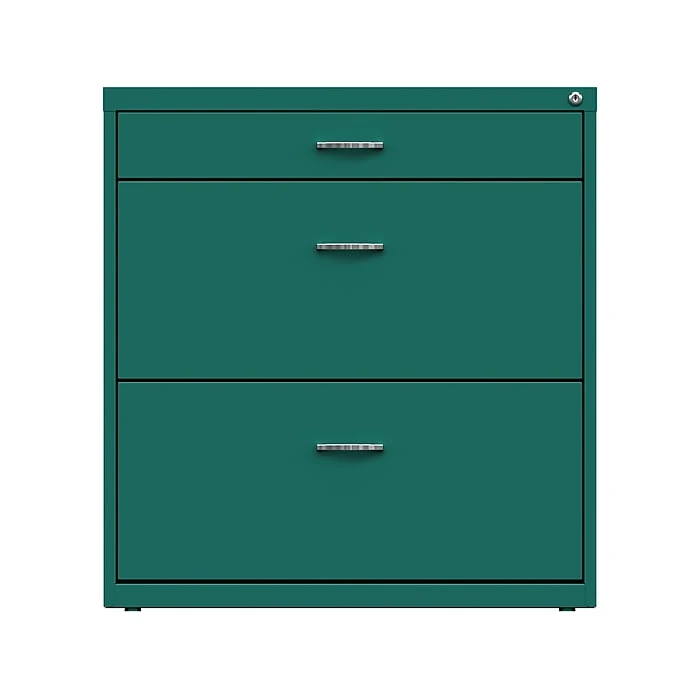 Space Solutions 3-Drawer Lateral File Cabinet, Letter/Legal Size, Lockable, 31.88"H x 30"W x 17.63"D, Teal (25074) Space Solutions 3-Drawer Lateral File Cabinet, Letter/Legal Size, Lockable, 31.88"H X 30"W X 17.63"D, Teal (25074) -Office Supply Shop 72CD0583 3B34 4133 B8A2815C611597B4 sc7