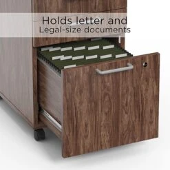 Union & Scale™ Essentials 3-Drawer Vertical File Cabinet, Mobile/Pedestal, Letter/Legal, Espresso, 21" (UN56981) 2 Union & Scale™ Essentials 3-Drawer Vertical File Cabinet, Mobile/Pedestal, Letter/Legal, Espresso, 21" (UN56981) -Office Supply Shop 737E23F2 E050 4C1F 8BAAFCE1808F2D07 sc7