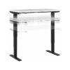 Bush Business Furniture Move 40 28"-48"H Electric Adjustable Standing Desk, White/Black (M4S4830WHBK)