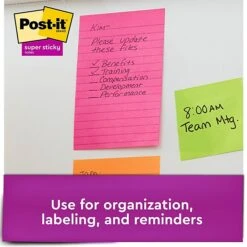 Post-it® Energy Boost Collection Super Sticky Note, 4"x 6", Lined, 45 Sheets/Pad, 24 Pads/Pack (660-24SSAU-CP) -Office Supply Shop 7DB04B05 DACD 492C B98BDA7BC27B3833 sc7