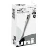 Uni-ball Uni One Retractable Gel Pens, Medium Point, 0.7mm, Black Ink, Dozen (70362)