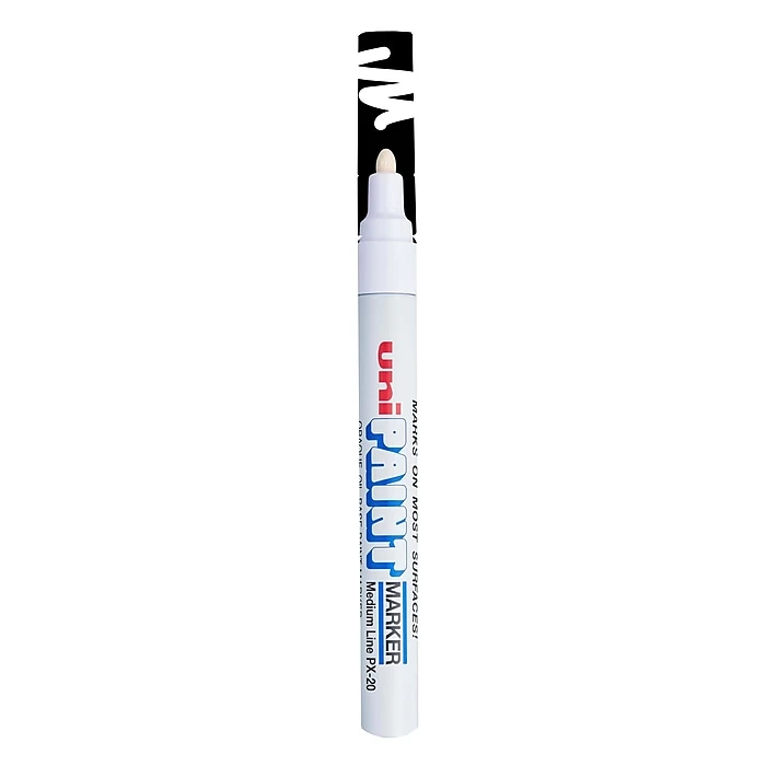 Uni Paint Marker, Bullet Point, White, Dozen (63613DZ) Uni Paint Marker, Bullet Point, White, Dozen (63613DZ) -Office Supply Shop 86DD99BC DB67 4BB9 81EDF2DD72421A75 sc7