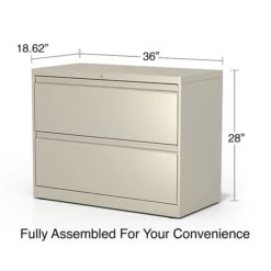 Staples Commercial 2 File Drawers Lateral File Cabinet, Locking, Putty/Beige, Letter/Legal, 36"W (20052D) -Office Supply Shop 881E53C6 C8A3 47AE 8FFD8093EE1929C5 sc7