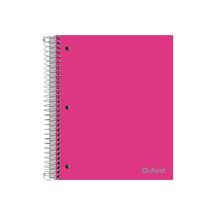 Oxford 5-Subject Notebook, 9" x 11", College-Ruled, 200 Sheets, Assorted Colors (OXF10588) Oxford 5-Subject Notebook, 9" X 11", College-Ruled, 200 Sheets, Assorted Colors (OXF10588) -Office Supply Shop 89D3CAA4 8FCB 47A9 98DDB05E8B92E399 sc7