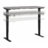 Bush Business Furniture Move 40 28"-48" Adjustable Standing Desk, Platinum Gray/Black (M4S6030PGBK)