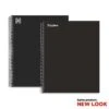 Staples Premium 3-Subject Notebook, 8.5" X 11", College Ruled, 138 Sheets, Black (TR58359)