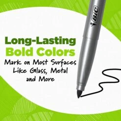 BIC Ecolutions Permanent Markers (formerly ReVolution), Fine Tip, Assorted Colors, 12/Pack (PMER12-AST) -Office Supply Shop 95D109E4 36E0 45AF A405A0A7DE69D6EE sc7