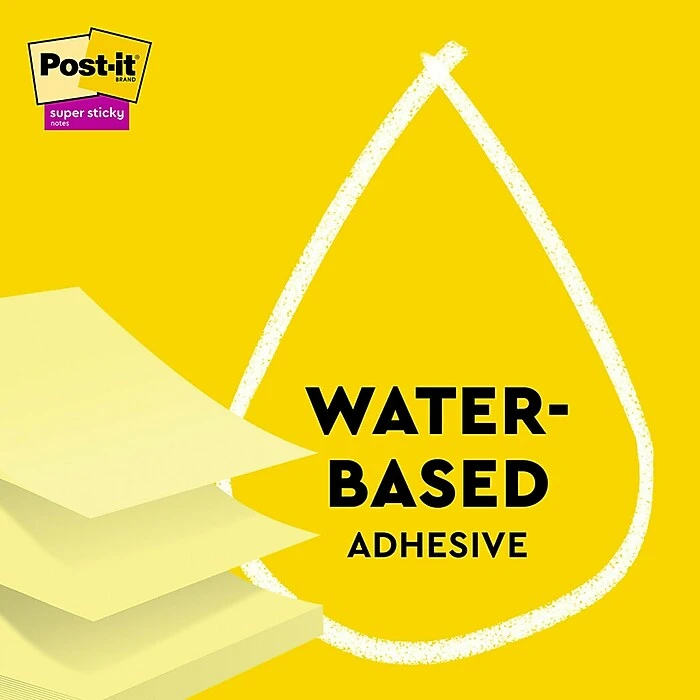 Post-it® 100% Recycled Paper Super Sticky Dispenser Pop-up Notes, Canary Yellow, 3 in x 3 in, 6 Pads/Pack, 70 Sheets/Pad Post-it® 100% Recycled Paper Super Sticky Dispenser Pop-up Notes, Canary Yellow, 3 In X 3 In, 6 Pads/Pack, 70 Sheets/Pad -Office Supply Shop 988FDD17 1774 429B A08AF53BC1DD7FF2 sc7