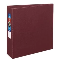 Avery DuraHinge Heavy Duty 3" 3-Ring Non-View Binder, Maroon (79363) -Office Supply Shop 9BF917BB F210 4C2C 85589304DEF9BFA6 sc7 1