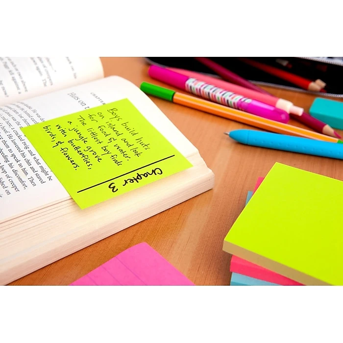 Post-it® Notes, 3" x 3", Assorted Colors, 400 Sheets/Pad, 1 Pad/Pack (2027) Post-it® Notes, 3" X 3", Assorted Colors, 400 Sheets/Pad, 1 Pad/Pack (2027) -Office Supply Shop 9CC4150E CBD7 41FC B4AABE0DEFC738D0 sc7