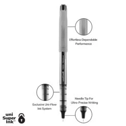 Uni-ball Uniball Vision Needle Rollerball Pens, Fine Point, 0.7mm, Assorted Ink, 8/Pack (1734916) -Office Supply Shop 9D505ADE 5FEE 487A AEFA3C1C4CA0ACDF sc7