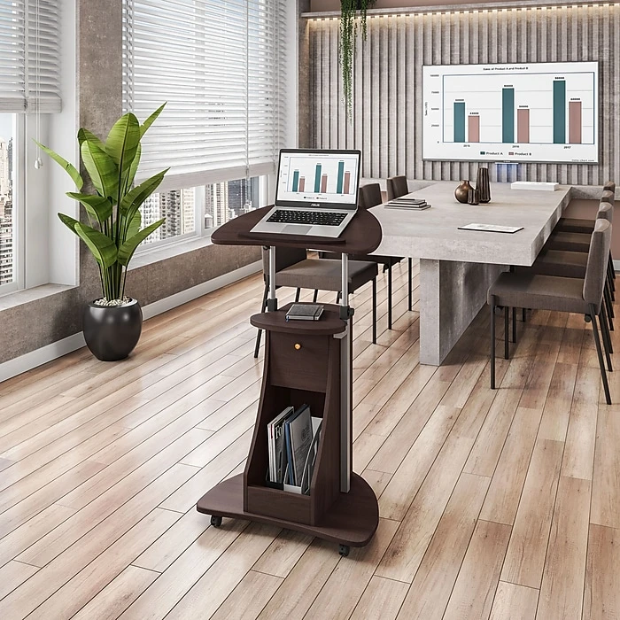 Techni Mobili Adjustable Table, Heavy-Duty MDF (RTA-B005-CH36) Techni Mobili Adjustable Table, Heavy-Duty MDF (RTA-B005-CH36) -Office Supply Shop 9DF761F3 390A 4DF6 9F2A914908D764F2 sc7