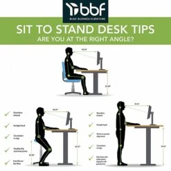 Bush Business Furniture Move 60 Series 27''-47'' Adjustable Standing Desk, Hansen Cherry (M6S7230HCSK) -Office Supply Shop 9F05523F 8BAF 4CD6 9D6471722192AC4C sc7