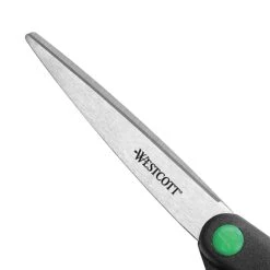 Westcott KleenEarth 8" Stainless Steel Standard Scissors, Pointed Tip, Black (41418/13039) -Office Supply Shop 9F06D222 E049 4977 BDB3E2D90B9B0BDA sc7