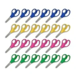Staples Teacher Pack 5" Kids Blunt Tip Stainless Steel Scissors, Straight Handle, Right And Left Handed, 12/Pack (TR55058) -Office Supply Shop A2D37F35 3CEF 4C4F 9400EF6C11A2521D sc7