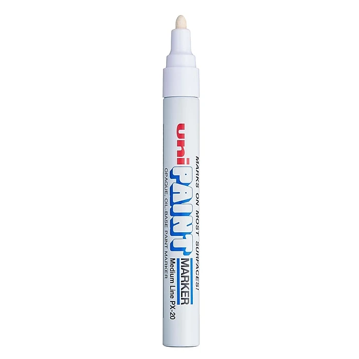 Uni Paint Marker, Bullet Point, White, Dozen (63613DZ) Uni Paint Marker, Bullet Point, White, Dozen (63613DZ) -Office Supply Shop A7A4D1ED 562D 42A3 A4BCE960FCEE9774 sc7