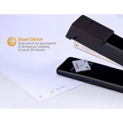 Bostitch Classic Metal Desktop Stapler, 20 Sheet Capacity, Black (B515BK) 2 Bostitch Classic Metal Desktop Stapler, 20 Sheet Capacity, Black (B515BK) -Office Supply Shop AE57667F 54C0 4764 9F5F39397197F774 sc7