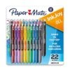 Paper Mate InkJoy Retractable Gel Pen, Medium Point, Assorted Ink, 22/Pack (2062225)