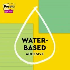 Post-it® 100% Recycled Paper Super Sticky Notes, 4 In X 4 In, Oasis Collection, Lined, 3 Pads/Pack, 70 Sheets/Pad (675R-3SST) -Office Supply Shop B70F712C B3F5 4DAA A62A319B828225ED sc7