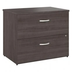 Bush Business Furniture Studio A 2-Drawer Lateral File Cabinet, Locking, Letter/Legal, Storm Gray, 36" (SDF136SGSU-Z)