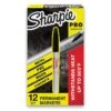 Sharpie Industrial Permanent Markers, Fine Tip, Black, Dozen (13601)