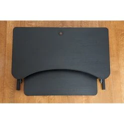 Rocelco 37.5" Deluxe Height Adjustable Standing Desk Converter, Large Retractable Keyboard Tray, Black (R DADRB) -Office Supply Shop BB84EF34 95EF 4133 AB91FC82DF996242 sc7