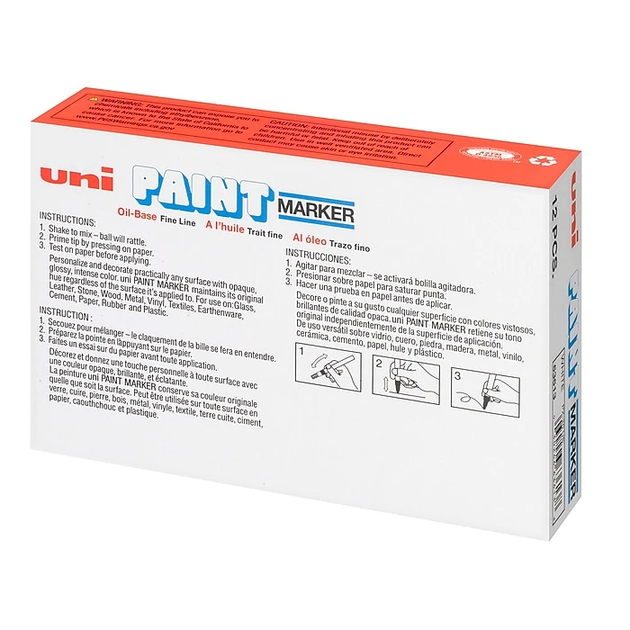 Uni Paint Marker, Bullet Point, White, Dozen (63613DZ) Uni Paint Marker, Bullet Point, White, Dozen (63613DZ) -Office Supply Shop C0816307 1923 47E7 8C13AE960E250F54 sc7