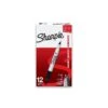 Sharpie Permanent Markers, Twin Tip, Black, 12/Pack (32001)
