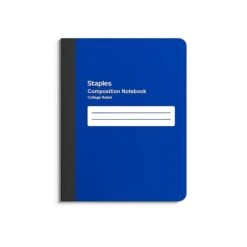 Staples Composition Notebook, 7.5" X 9.75", College Ruled, 80 Sheets, Red (ST55081) -Office Supply Shop C3F8B4E7 4957 405A B5A406041229F72E sc7
