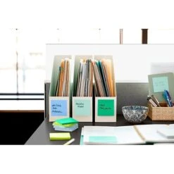 Post-it® 100% Recycled Paper Super Sticky Notes, 3 In X 3 In, Oasis Collection, 5 Pads/Pack, 70 Sheets/Pad (654R-5SST) -Office Supply Shop C6938973 6059 43A8 AD2FCABB0298382F sc7