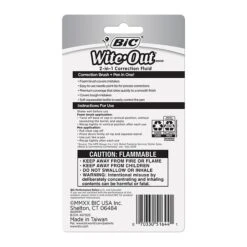BIC Wite-Out 2-in-1 Correction Fluid, 15 Ml., White (WOPFP11) 2 BIC Wite-Out 2-in-1 Correction Fluid, 15 Ml., White (WOPFP11) -Office Supply Shop CC35E8E6 CCDD 49F0 9725C9297862BA23 sc7