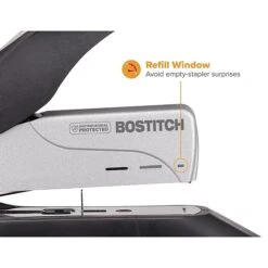Bostitch Two-Finger Paper Pro Desktop Stapler, 100 Sheet Capacity, Black/Silver (1300) -Office Supply Shop CD68B70E C915 4767 B8DE7C076884DB95 sc7