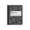 Staples Mini Composition Notebook, 3.25" X 4.5", College Ruled, 80 Sheets, Assorted Colors, 2/Pack (ST17501)