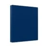 Staples Economy 1 1/2" 3-Ring Non-View Binder, Navy (ST26580-CC)