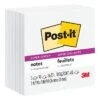 Post-it® Super Sticky Notes, 3" X 3", White, 90 Sheets/Pad, 5 Pads/Pack (654-5SSW)