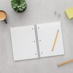 Staples 3-Subject Notebook, 8" X 10.5", Wide Ruled, 120 Sheets, Assorted Colors, 3/Pack (TR11669) -Office Supply Shop D9177F05 6D4B 4F29 A5338FE444A16BC8 sc7