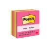 Post-it® Notes, 4” X 4”, Poptimistic Collection, 100 Sheets/Pad, 5 Pads/Pack (675-5LAN)