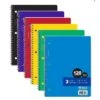 DDI BAZIC C-R 120 Ct. 3-Subject Spiral Notebook (DLRDY249837)