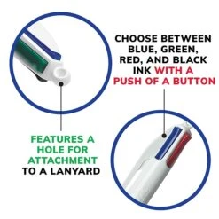 BIC 4-Color Retractable Ballpoint Pens, Medium Point, Assorted Ink, 3/Pack (14540) 5 BIC 4-Color Retractable Ballpoint Pens, Medium Point, Assorted Ink, 3/Pack (14540) -Office Supply Shop E09D1730 9337 4AC9 9A99C599CCF6BE0E sc7