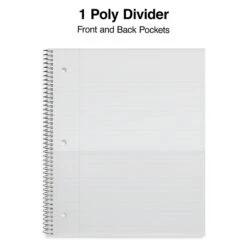 Staples Accel 1-Subject Notebook, 8.5" X 11", College Ruled, 100 Sheets, White (25539M) -Office Supply Shop E2EA77C2 52A8 40AE 9E416535C9E282EA sc7