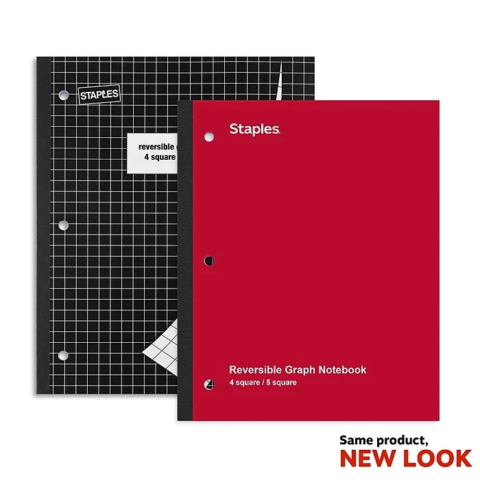 Staples Combo 1 Subject Notebook, 8.5" x 11", Quad Rule, 80 Sheets, Assorted Colors (06497) Staples Combo 1 Subject Notebook, 8.5" X 11", Quad Rule, 80 Sheets, Assorted Colors (06497) -Office Supply Shop E5C2B60D 807E 4F6B BDD7E0D935C5E5A6 sc7