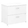 Bush Business Furniture Studio C Lateral File Cabinet, White (SCF136WHSU)