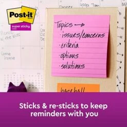 Post-it® Energy Boost Collection Super Sticky Note, 4"x 6", Lined, 45 Sheets/Pad, 24 Pads/Pack (660-24SSAU-CP) -Office Supply Shop E72B15EA EB65 4532 89ECFB98E8D95B09 sc7