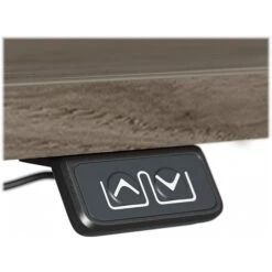 Bush Business Furniture Move 40 28"-48"H Electric Adjustable Standing Desk, Modern Hickory/Black (M4S7230MHBK) -Office Supply Shop E806583B AB32 40E2 8908C2243F7E275A sc7