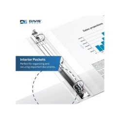 Davis Group Premium Economy 2" 3-Ring Non-View Binder, White, 6/Pack (2313-00-06) -Office Supply Shop EAAF76E5 79A7 4B49 A11165F591FE7A03 sc7
