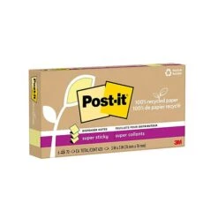 Post-it® 100% Recycled Paper Super Sticky Dispenser Pop-up Notes, Canary Yellow, 3 In X 3 In, 6 Pads/Pack, 70 Sheets/Pad 5 Post-it® 100% Recycled Paper Super Sticky Dispenser Pop-up Notes, Canary Yellow, 3 In X 3 In, 6 Pads/Pack, 70 Sheets/Pad -Office Supply Shop F117ABDC 409C 41A6 8C8F81464263E1FD sc7