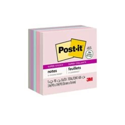 Post-it® Super Sticky Notes, 3" X 3", Canary Yellow, 90 Sheets/Pad, 12 Pads/Pack (654-12SSCY) -Office Supply Shop F15ABCF6 444C 463C 9B47EA8B6575797A sc7